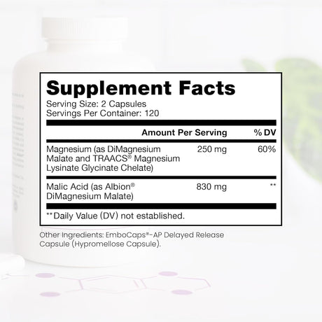 Pure TheraPro Mg Lysinate Glycinate 240 Cáps | USA