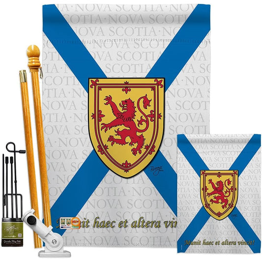 Canadá Provinces Nova Scotia Banner Doble Cara 28 X 40