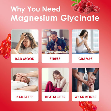 Gominolas de Magnesio Glicinato 500mg Calm Sin Azúcar