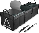 Organizador de Maletero con Enfriador Aislante, Plegable 3 Compartimentos
