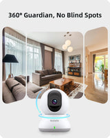 Cámara de Seguridad 2K Blurams, Monitor 360° con TF 64GB