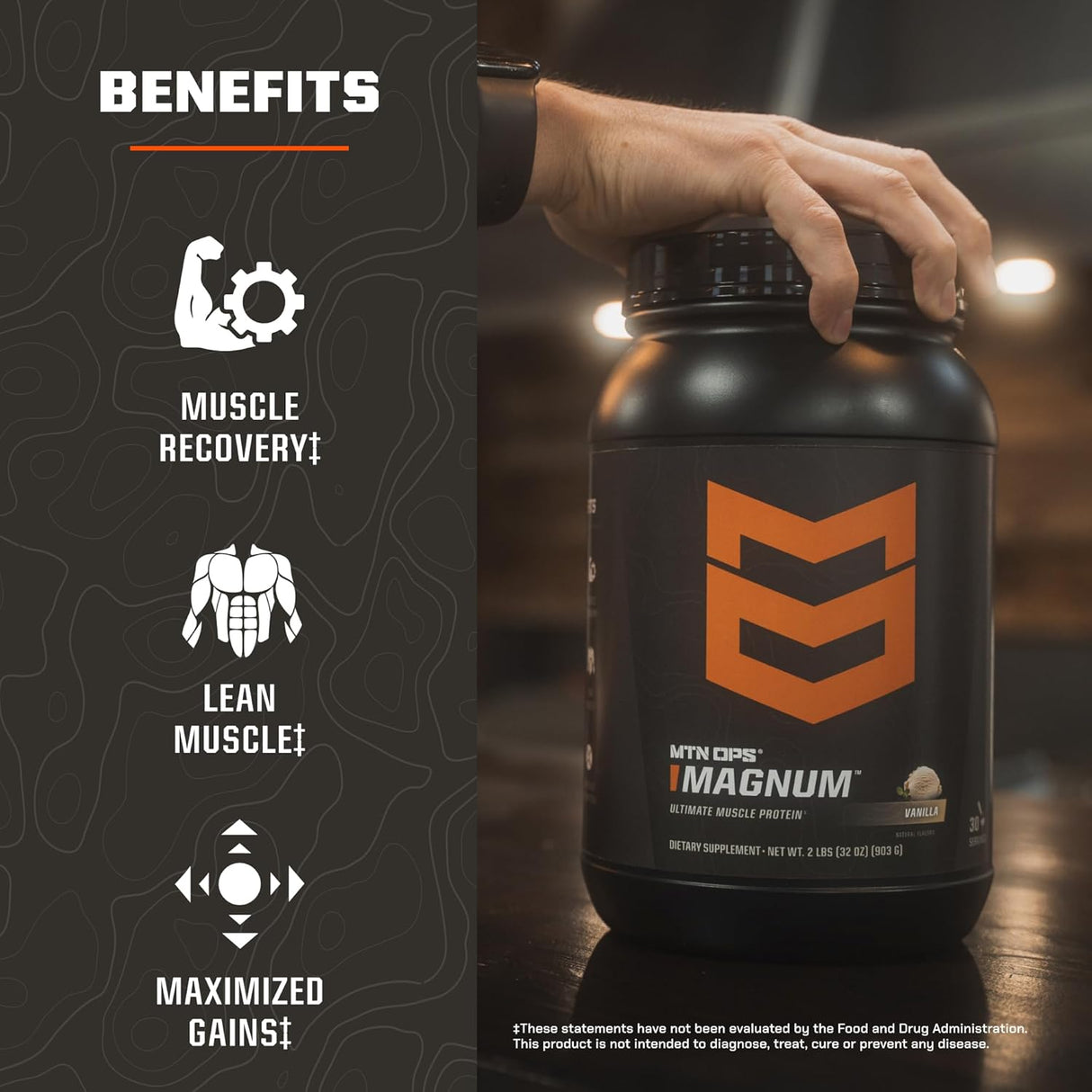 Proteína Magnum de Mantequilla de Cacahuete y Chocolate MTN OPS, 30 raciones