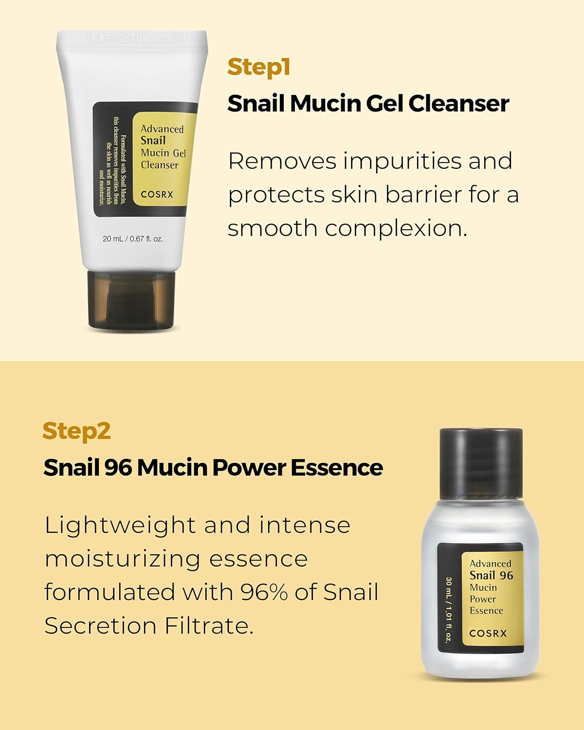 Kit de Cuidado Facial Coreano con Mucina de Caracol