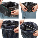 Juego de 3 bandas para botes de basura de 13 a 30 galones, bandas elásticas para botes de basura Hongmed para artículos para el hogar, banda colorida para forro de botes de basura, bueno