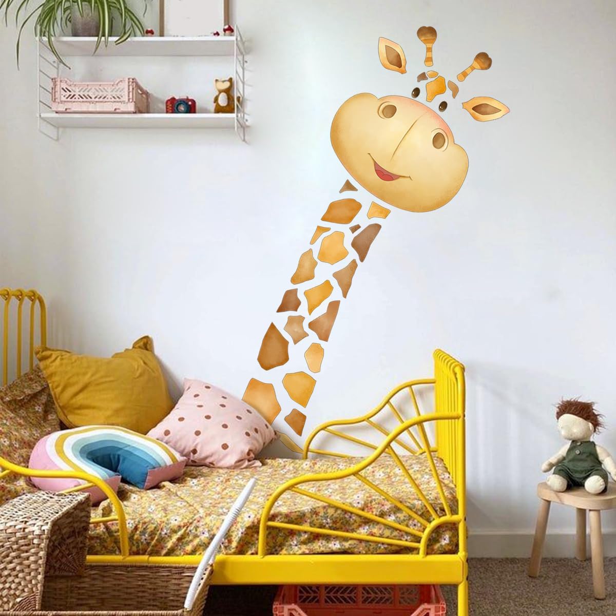 Vinilo de Jirafa, Decoración Infantil, Ideal para Guardería
