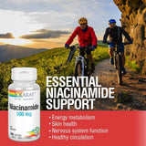 Suplemento Niacinamida 500 mg Vitamina B-3 Metabolismo 100un
