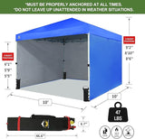 Tienda de campaña con bloqueo central C100P-S4 CROWN SHADES