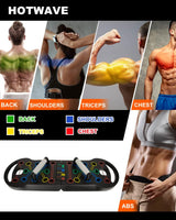 Tablero de Flexiones HOTWAVE, 20 en 1, portátil y plegable