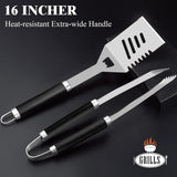 Juego de Utensilios de BBQ ROMANTICIST, Acero Inoxidable, 30pcs