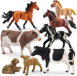 Juego de Animales de Granja 8PCS - LC JoyCre para Niños