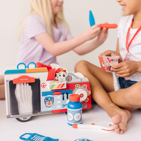 Kit de Rescate EMT de Madera PAW Patrol - 14 Piezas, Marshall