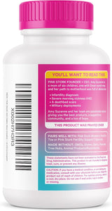 Pink Stork Inositol 3.6:1 para Fertilidad y Hormonas - 60 cápsulas