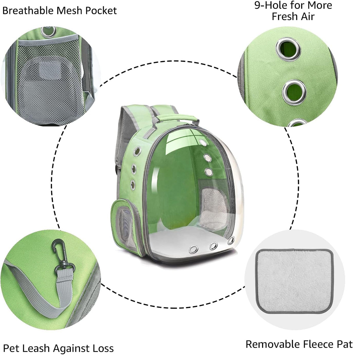 Mochila para transportar gatos adecuada para senderismo