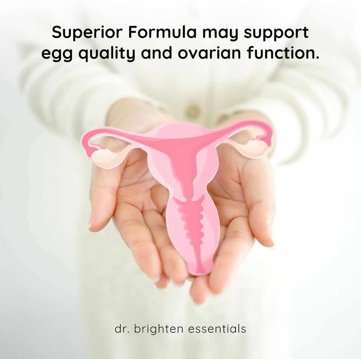 Dr. Brighten Myoinositol Plus: Hormonal y PCOS, Fórmula 60 caps