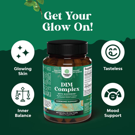 Suplemento de diindolilmetano extra fuerte Natures Craft