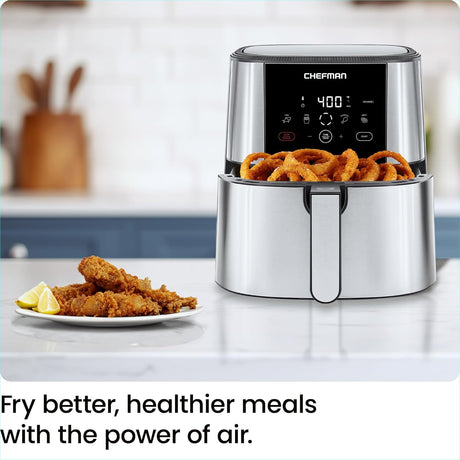 Freidora de aire Chefman TurboFry XL 8 Qt, digital, automática