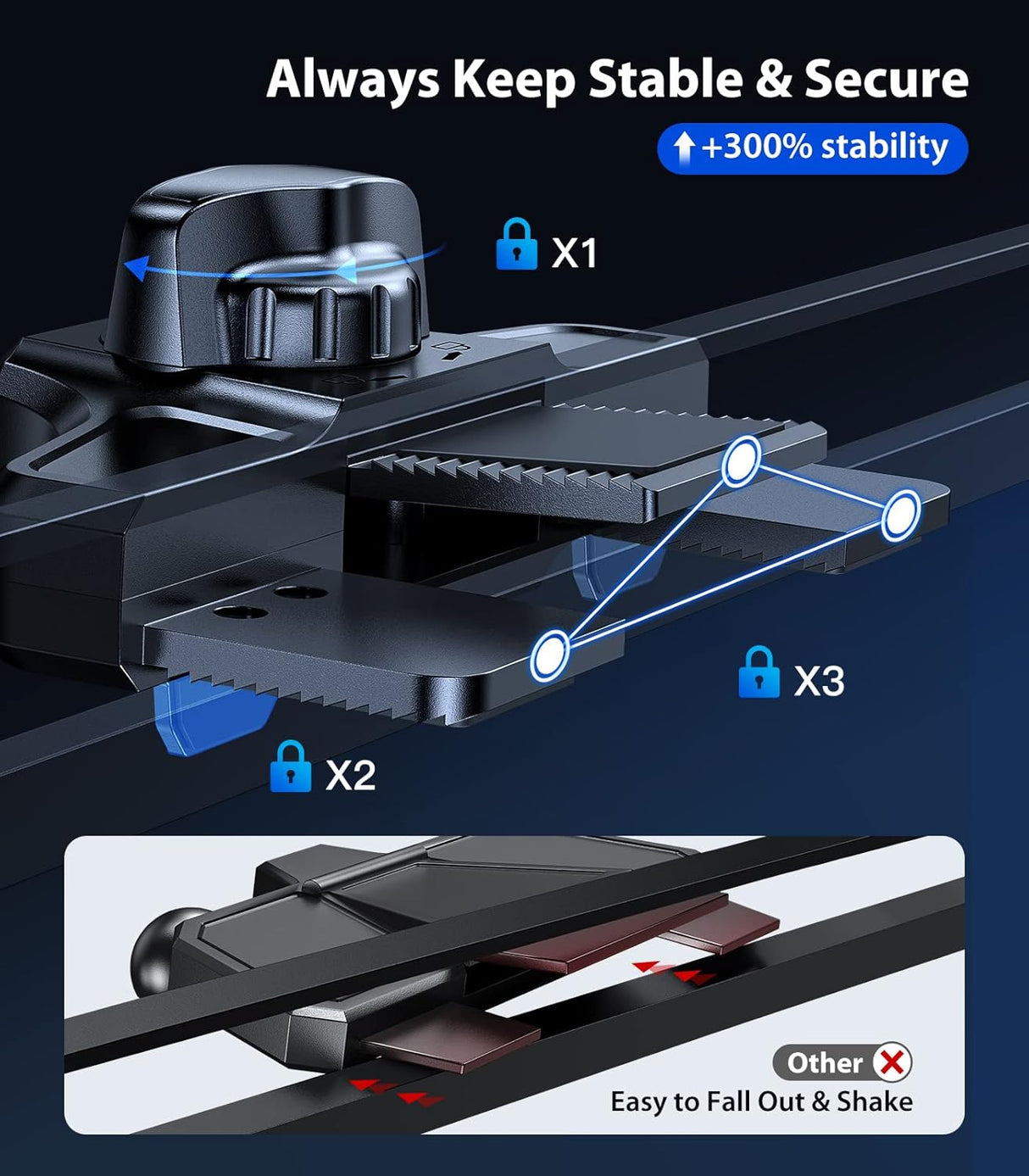VICSEED Soporte  magnético para automóvil CD