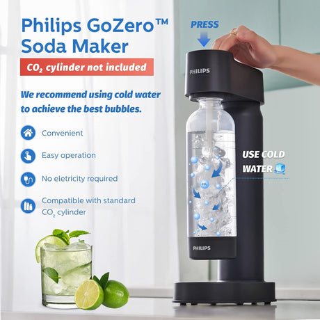 Maquinas para agua con gas SodaStream de 1 litro