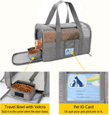 Transportín Refrze para Gatos Grandes y Perros Pequeños 20 lbs