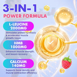 Gummies HMB & L-Leucina 3000mg Veganas 60 unidades