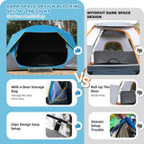 Tienda de campaña 4 personas, fácil montaje, impermeable, modelo X.
