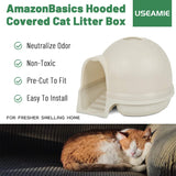 Filtros de repuesto para caja de arena para gatos USEAMIE