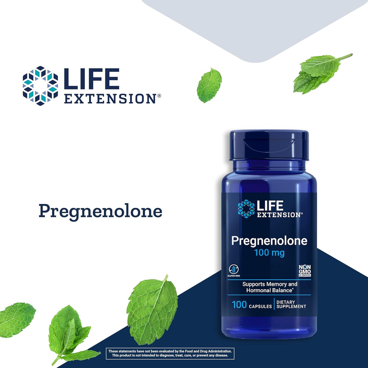 Suplemento pregnenolona cápsula 0.003 onzas 100 und