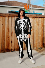 Disfraz de Esqueleto Tipsy Elves - Jumpsuit cómodo con máscara