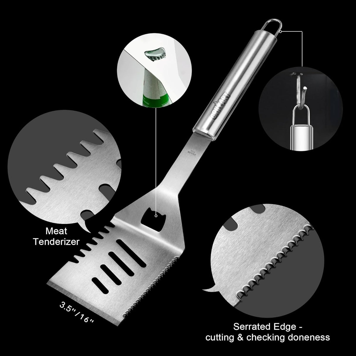 Juego de Utensilios para Barbacoa GRILLART - 3 Piezas