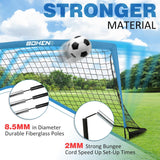 Porteria de futbol infantil con red y bolso de traslado