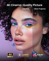 Proyector 4K Laser Dangbei DBOX02, 2450 lúmenes, WiFi, HDR10+