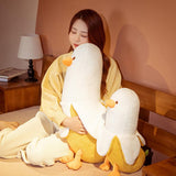 Peluche de pato plátano lindo amarillo de 19.7 pulgadas