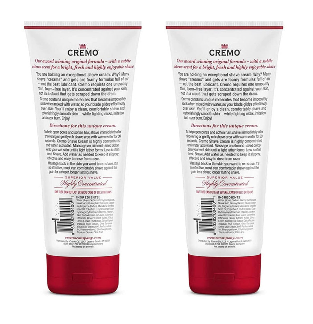 Crema refrescante para el afeitado Cremo