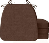 Cojines D-Shaped para Sillas de Comedor AAAAAcessories, 4 Pzas