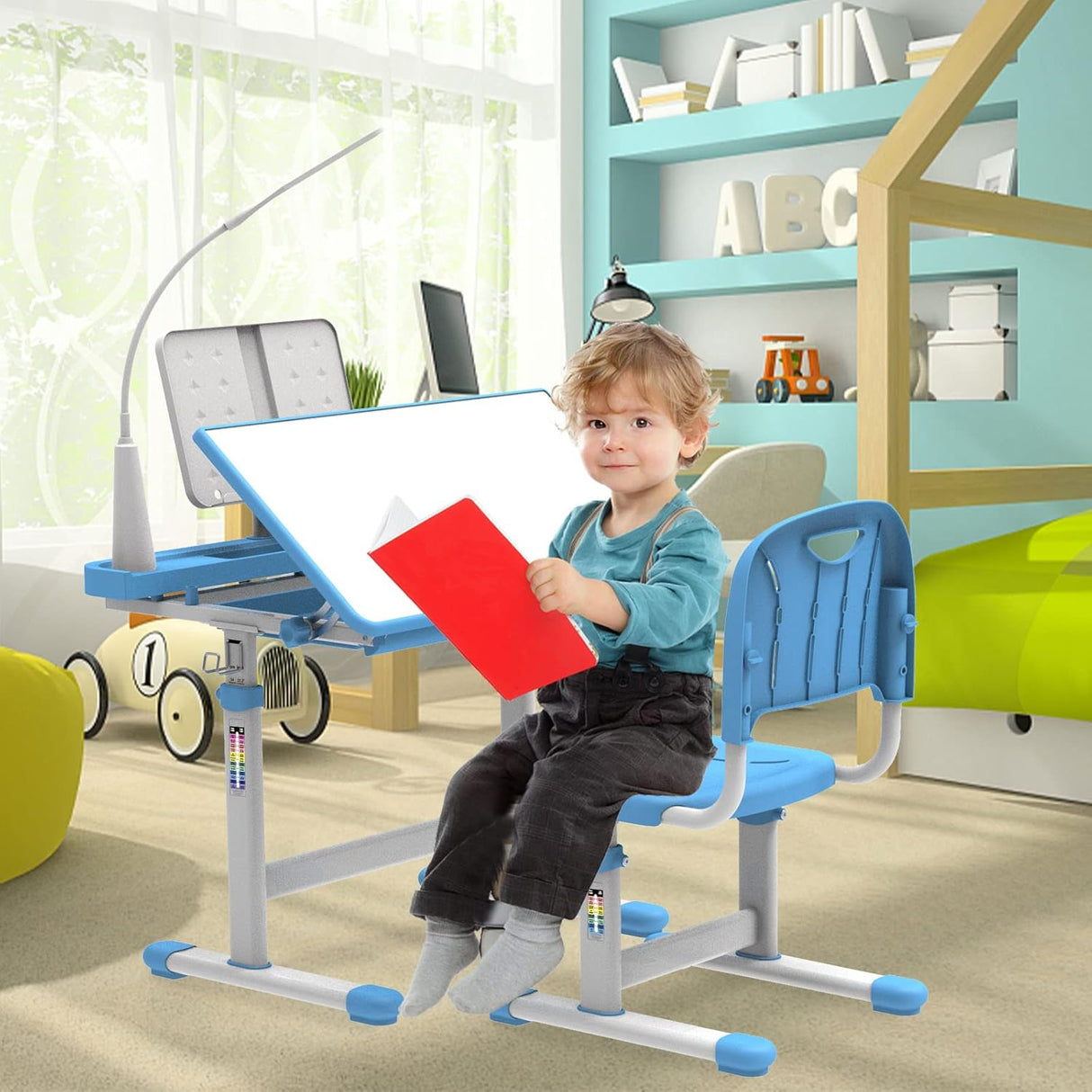Juego de escritorio y silla para niños escritorio de estudio