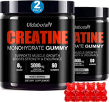 Gomitas de monohidrato de creatina sin azúcar, 0.18 onzas