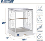 Jaula para pájaros de cristal para pájaros pequeños