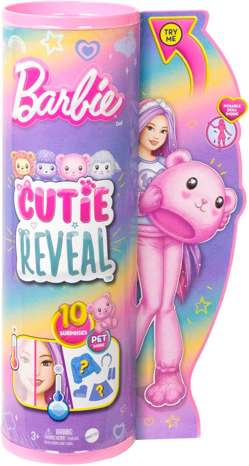 Barbie Cutie Reveal Muñeca con Disfraz y Sorpresas 10