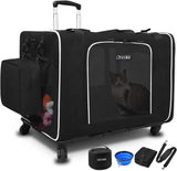 Transportadora Extra Grande con Ruedas Petskd, 24x17x17