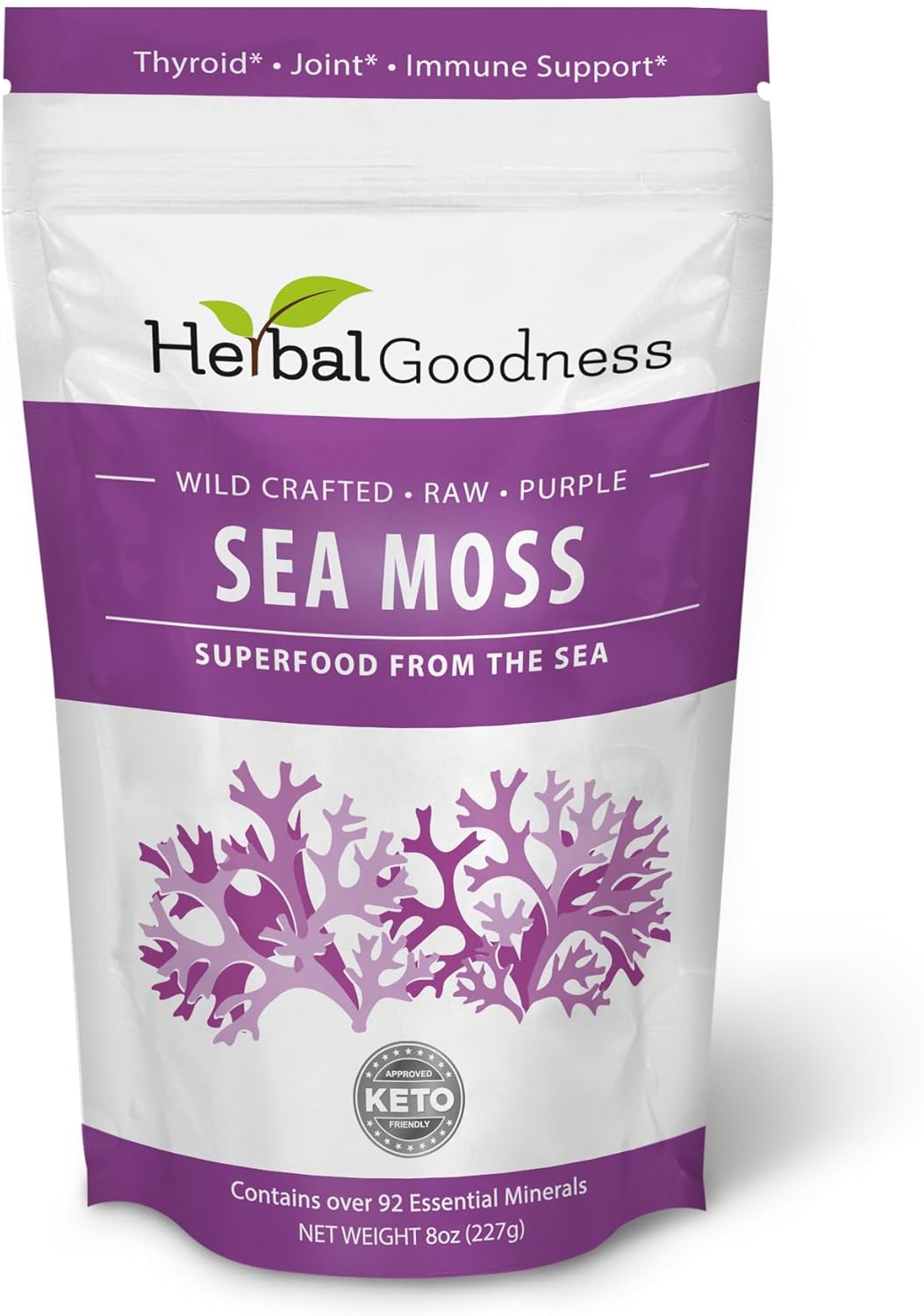 Gel de Musgo Marino Herbal Goodness 8oz - Digestión y Piel