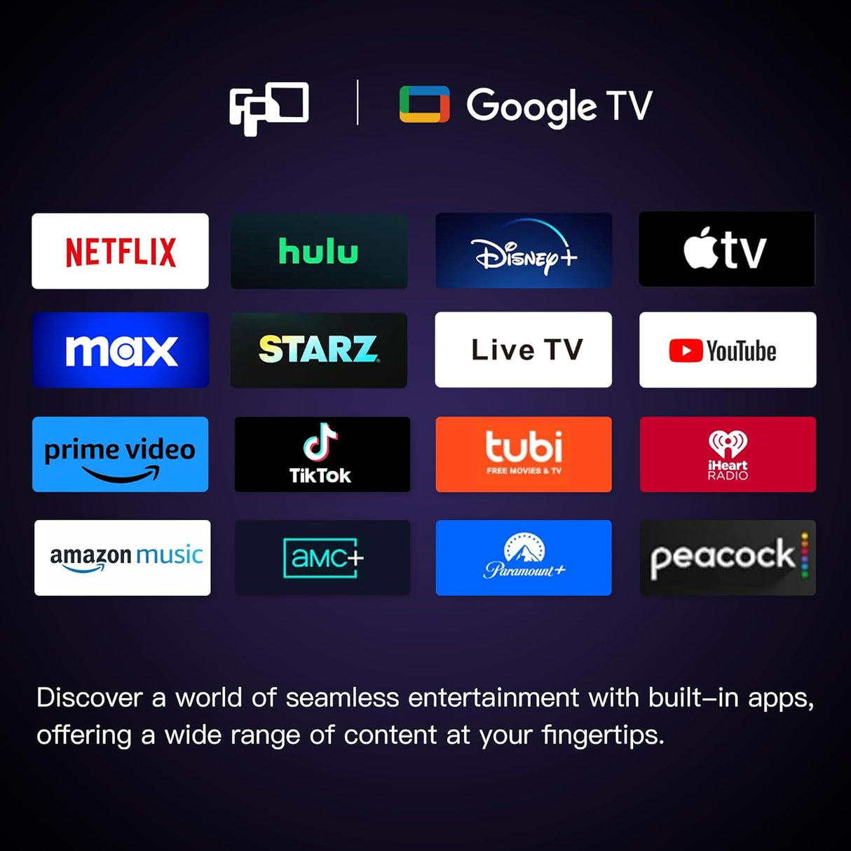 Televisor FPD 43 Smart TV 1080p, HDR10, Dolby Audio, CG43-P3