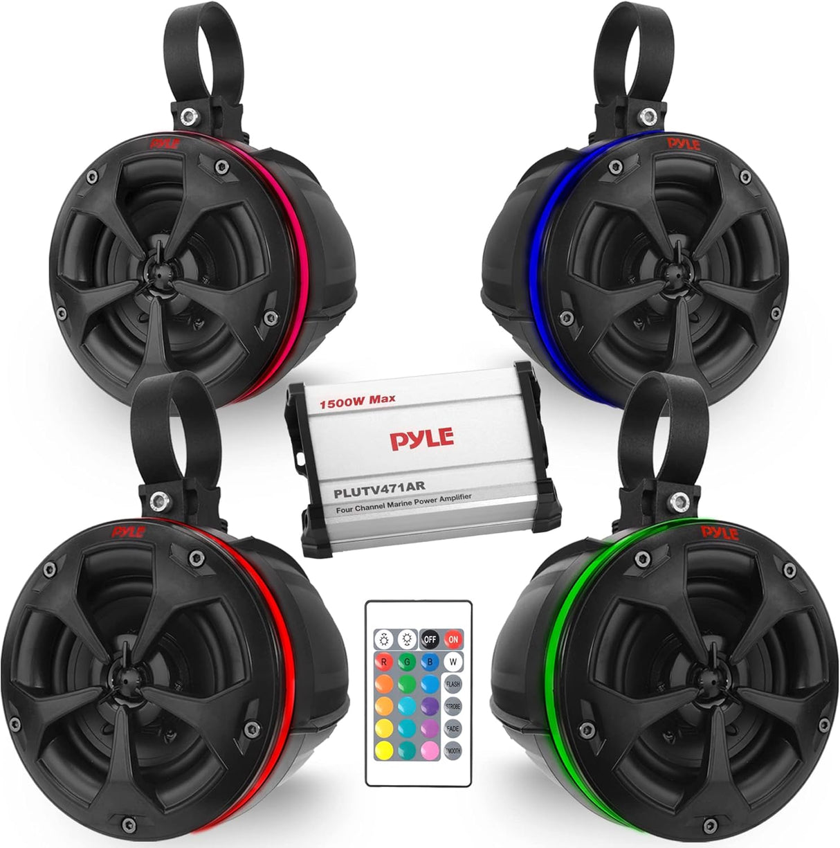 Parlantes todoterreno impermeables PYLE PLUTV471AR