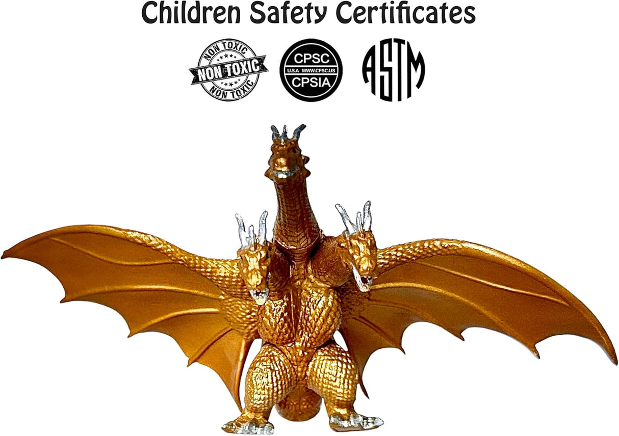 Figuras de acción Godzilla x Kong: Evolved B.E.A.S.T. Mecha Ghidorah