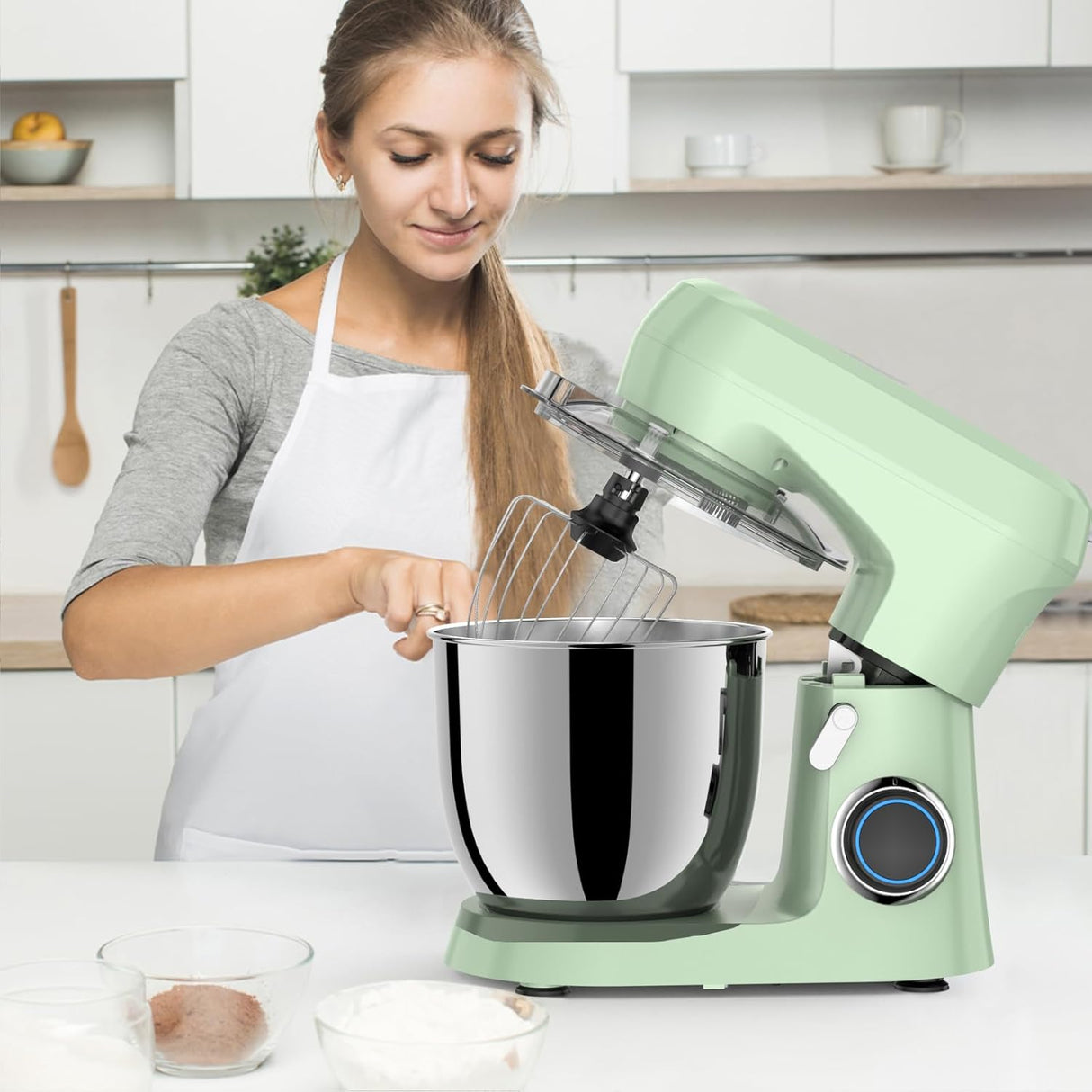 Mezclador de pie 5.5QT, 450W, motor de cobre, modelo SS