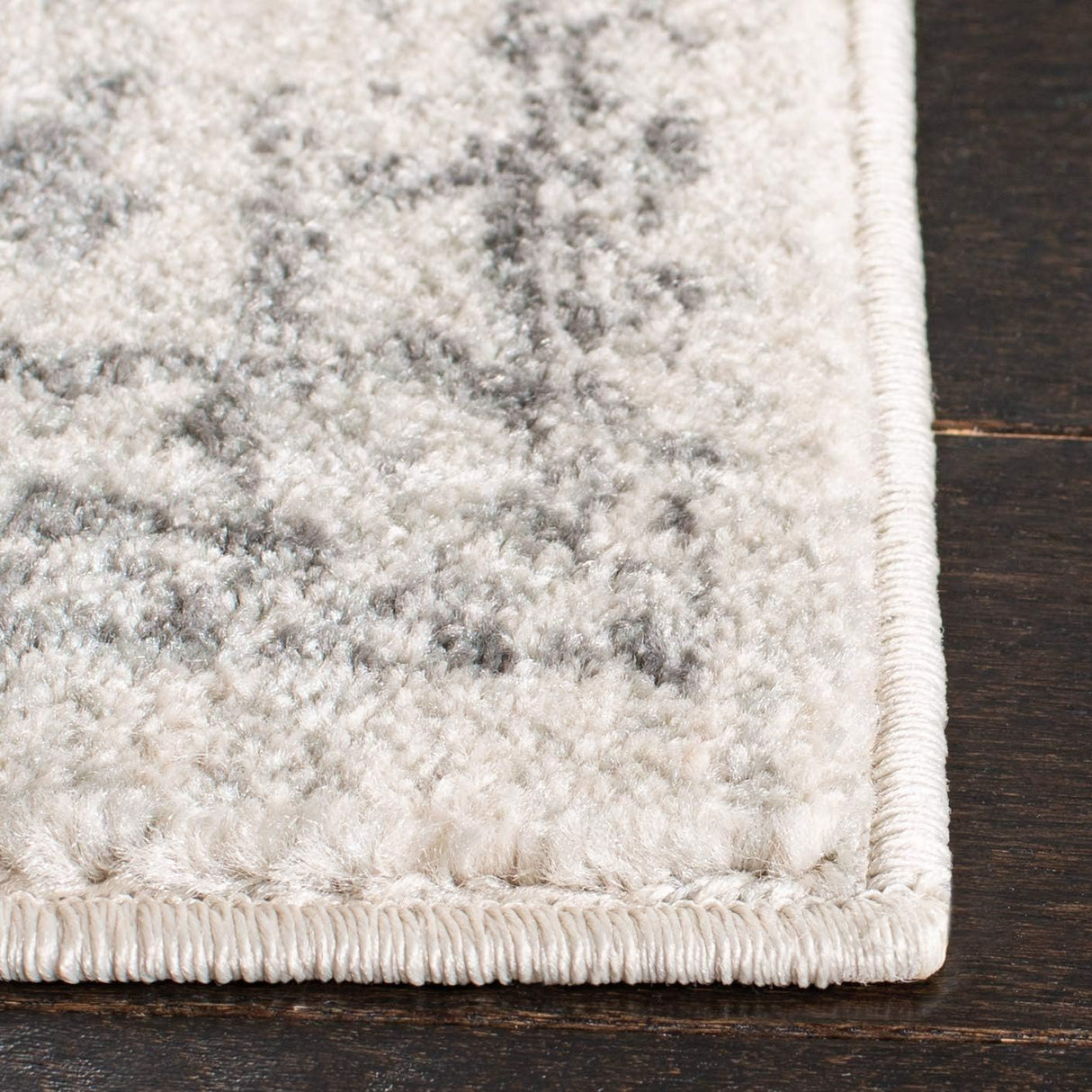 Alfombra de área, diseño oriental desgastado, modelo EVK256F