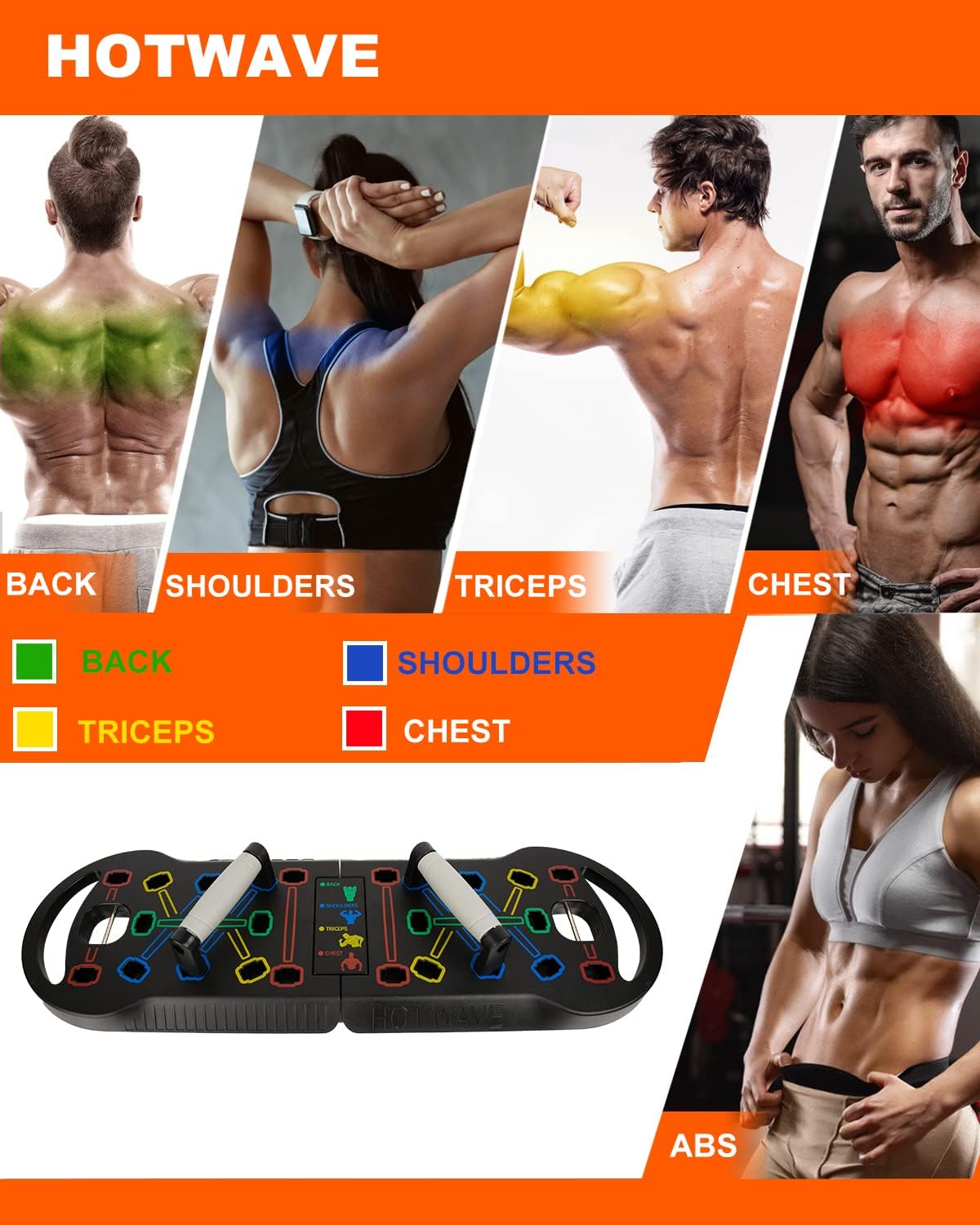 Equipo de Ejercicio HOTWAVE 20 en 1 con Accesorios de Gimnasio