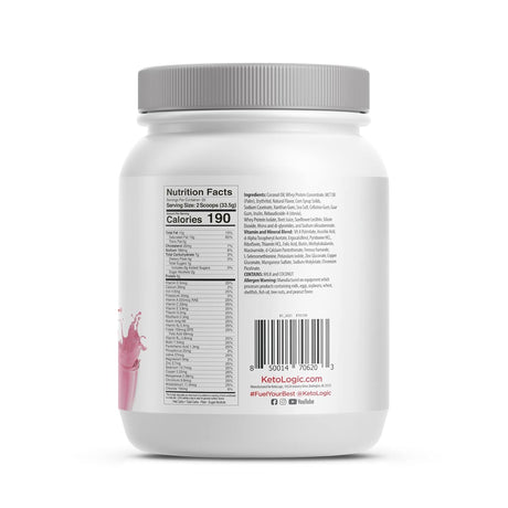 Suplementos KetoLogic Polvo de reemplazo de comida Keto