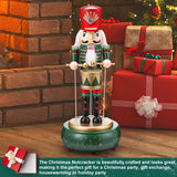 Figuras de Navidad Nutcracker, Biupky, 12 Madera, Caja Musical