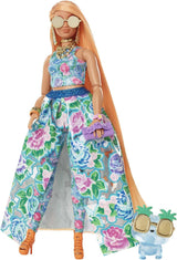 Barbie Extra Fancy Muñeca con Accesorios y Gato Pet