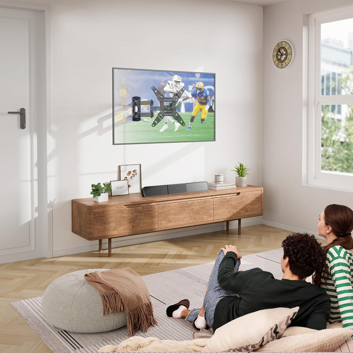 Soporte de Pared Articulado Pipishell para TV 13-42, VESA 200x200